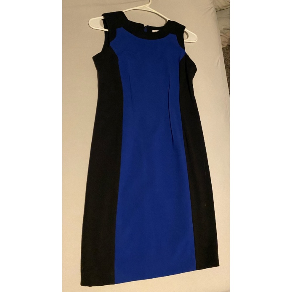 Knee length asymmetrical dress from Calvin Klein